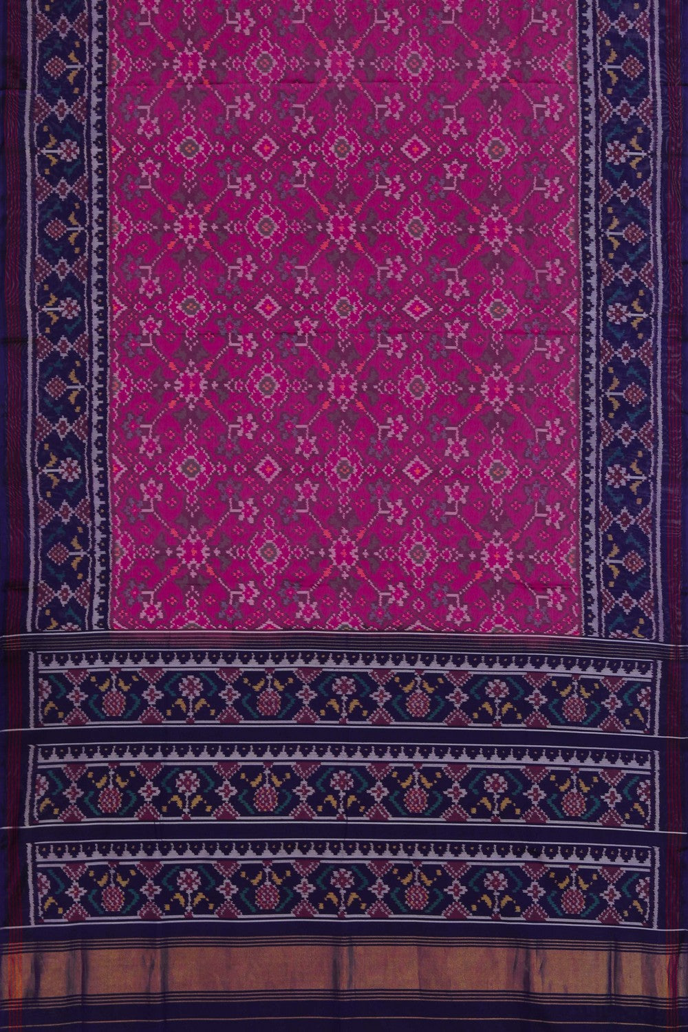 Image of Rajkot Silk Pink Saree